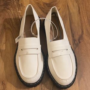 Torrid White Loafers Size 11.5 BNWT